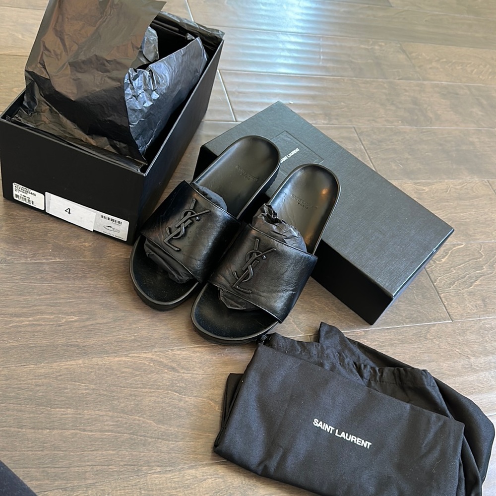 Saint Laurent black sandals